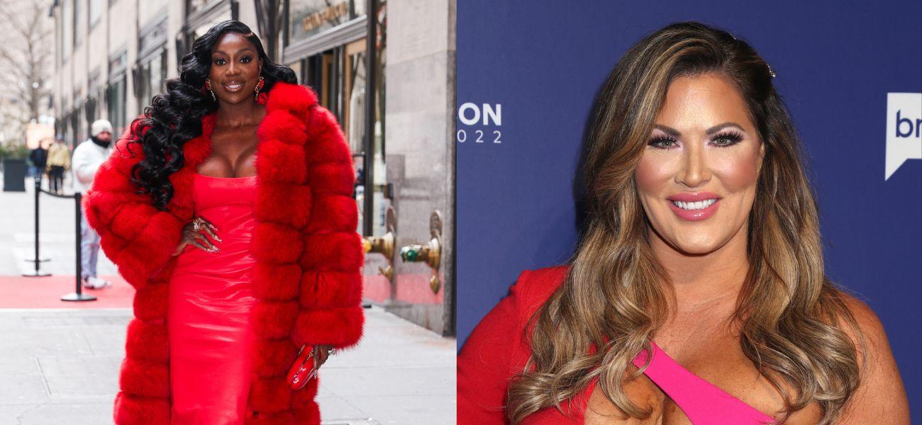 Photo collage of Emily Simpson and Wendy Osefo.