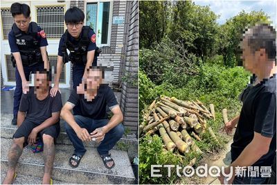 2惡賊夜闖竹筍園失風&hellip;揮刀棍暴打園主！　警方12小時火速逮人