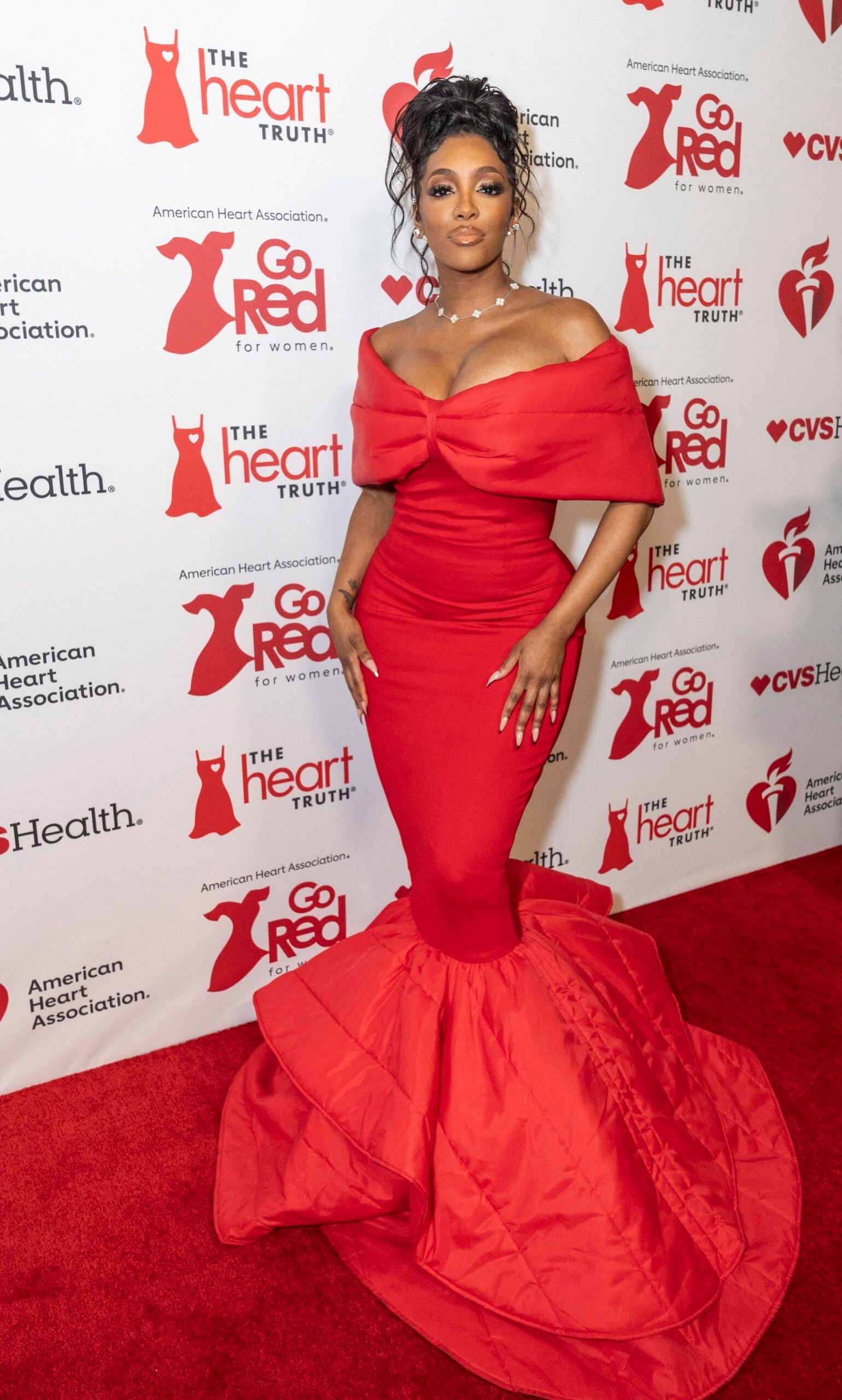 Porsha Williams at the 2025 AHA's Red Dress Collection