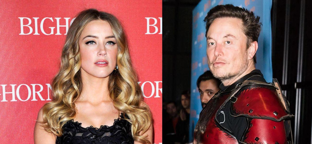 Amber Heard, Elon Musk photo collage