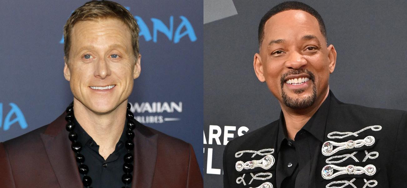 A photo collage of Alan Tudyk and Will Smith