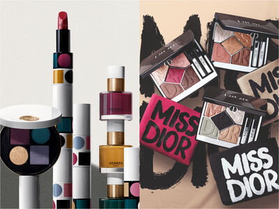 超吸睛！愛馬仕推出繽紛幾何彩妝、Dior限量塗鴉彩妝只在官網賣