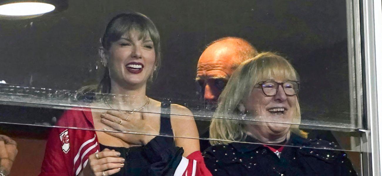 Taylor Swift and Donna Kelce at NFL game