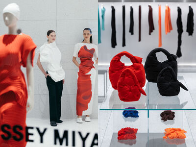 ISSEY MIYAKE雙品牌台北101新店超美！三明治工藝、紙袋變褶皺衣
