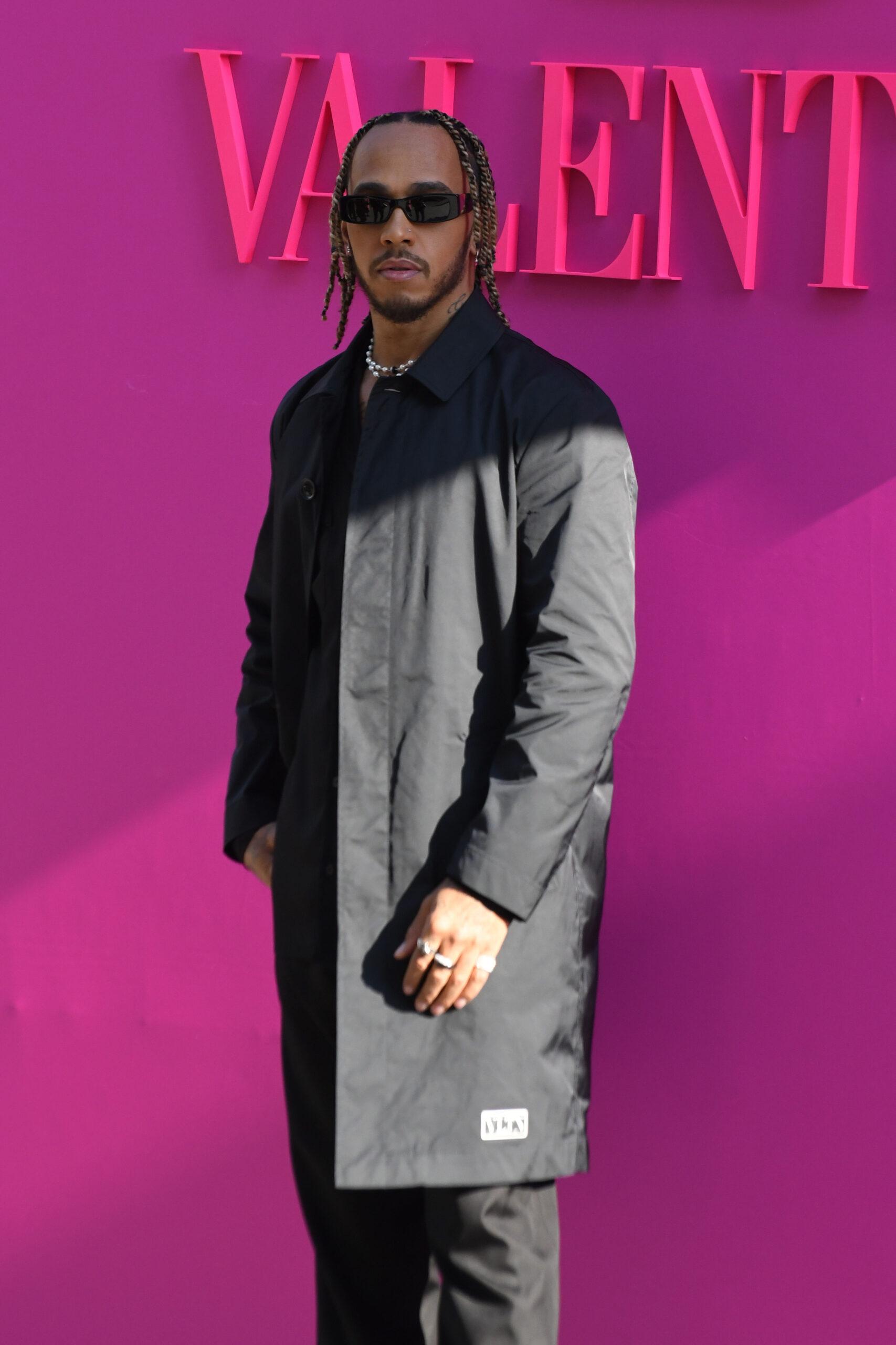 Paris Fashion Week Celebrities outside arrivals at the Valentino Fashion Show