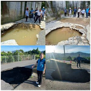 恐怖！彰化社頭土石流掏空地基　暴雨後驚現「4個大天坑」　