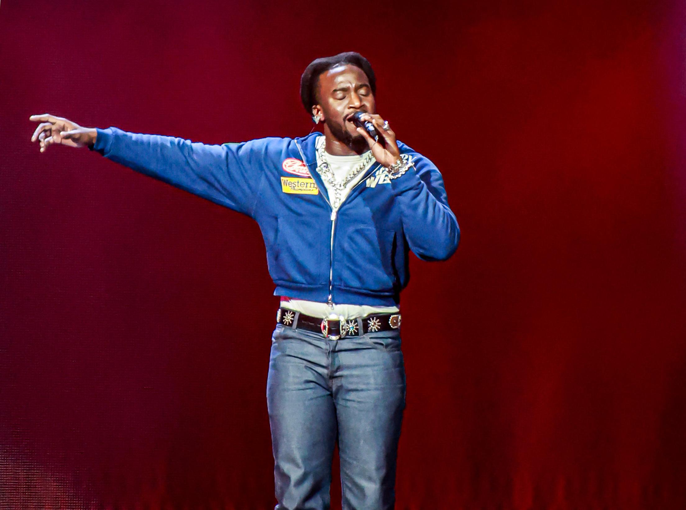 Shaboozey at iHeartRadio 106.1 KISS FM's Jingle Ball 2024