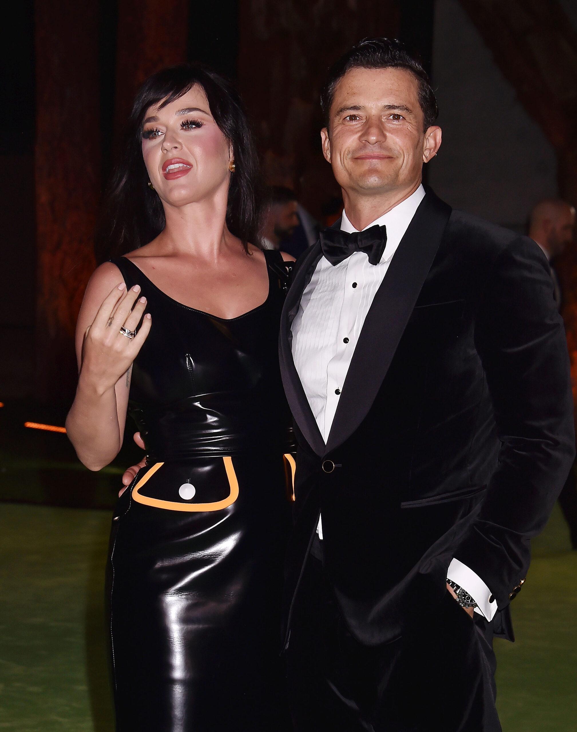 Katy Perry and Orlando Bloom at the Academy Museum Of Motion Pictures Opening Gala