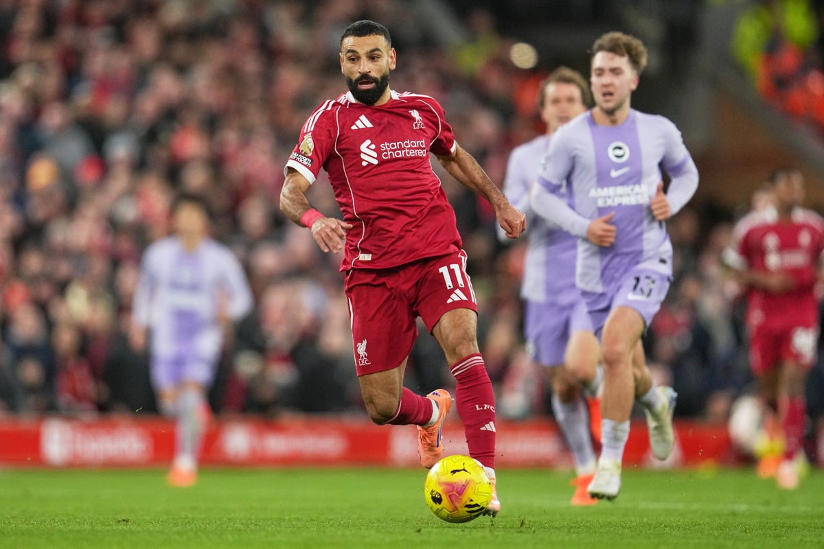 Mohamed Salah has been courted by Saudi clubs in the past (AP)