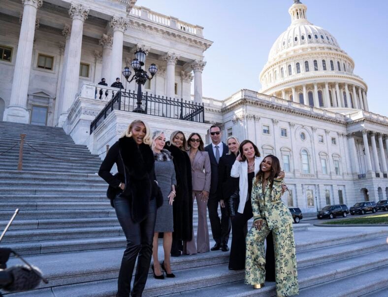 NeNe Leakes and other "Real Housewives" stars on Capitol Hill.