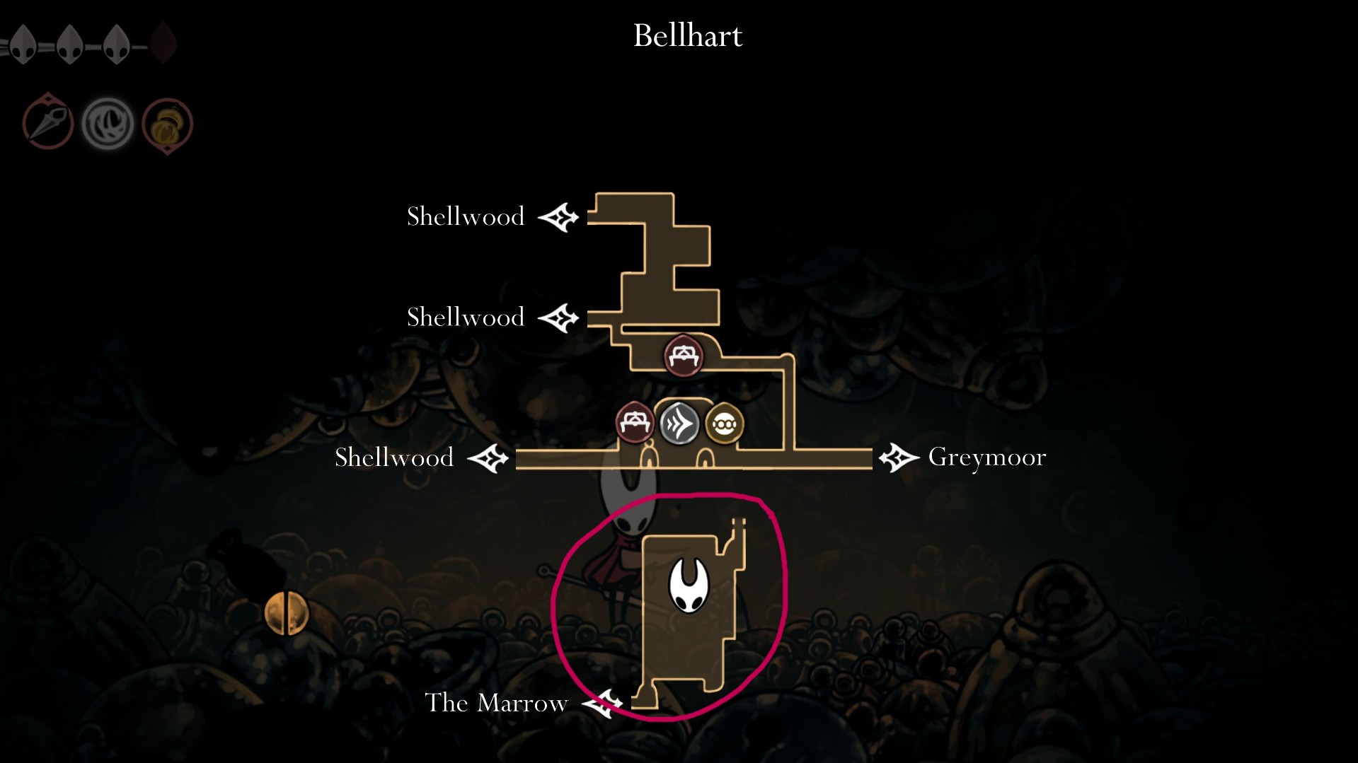 Bellhart Silver Bells location map