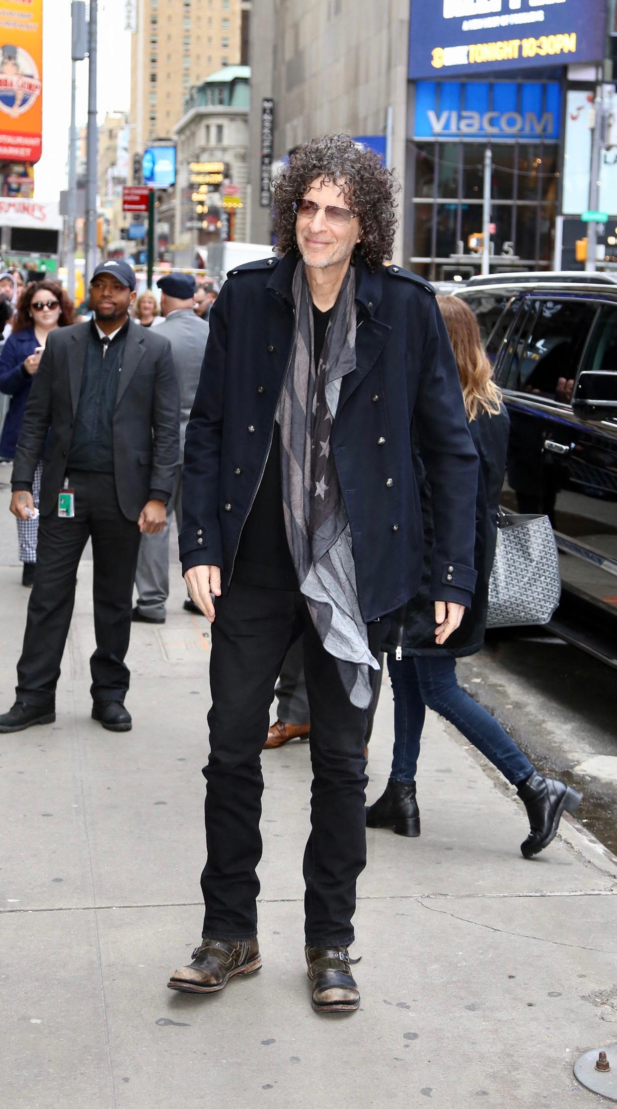 Howard Stern at Good Morning America.