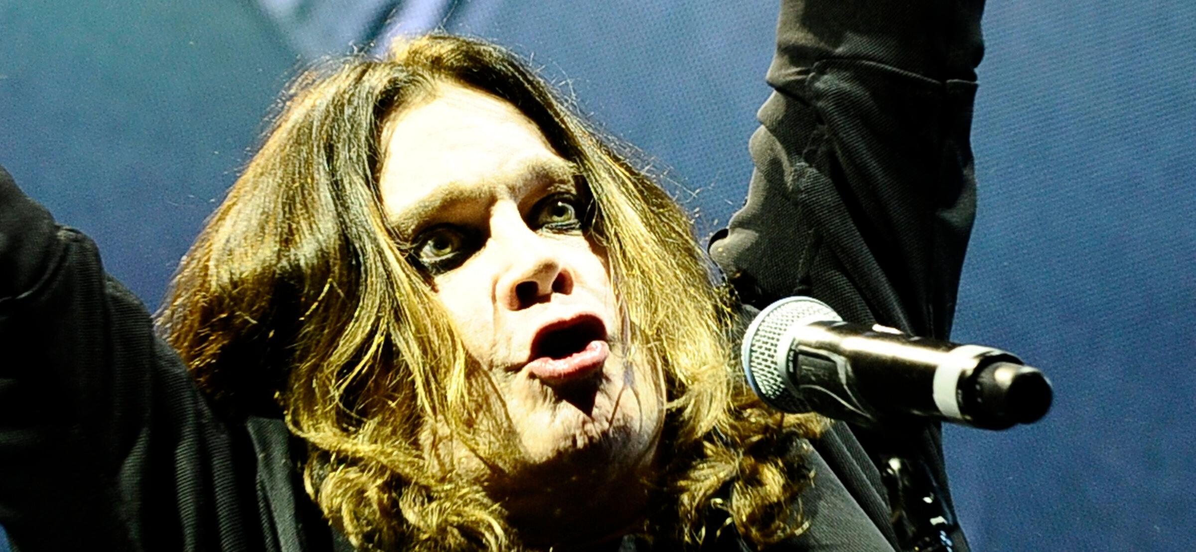 Ozzy Osbourne on stage