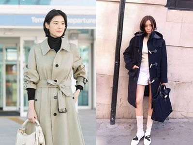 女星大衣穿搭高級感拉滿　鄭恩彩機場Look率性俐落、孝敏同款根本斷貨王