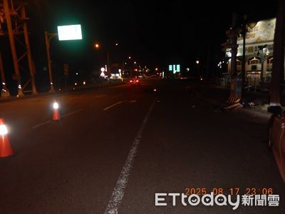 快訊／台中雙載機車疑酒駕自撞！地面留大片血跡　男女送醫雙亡