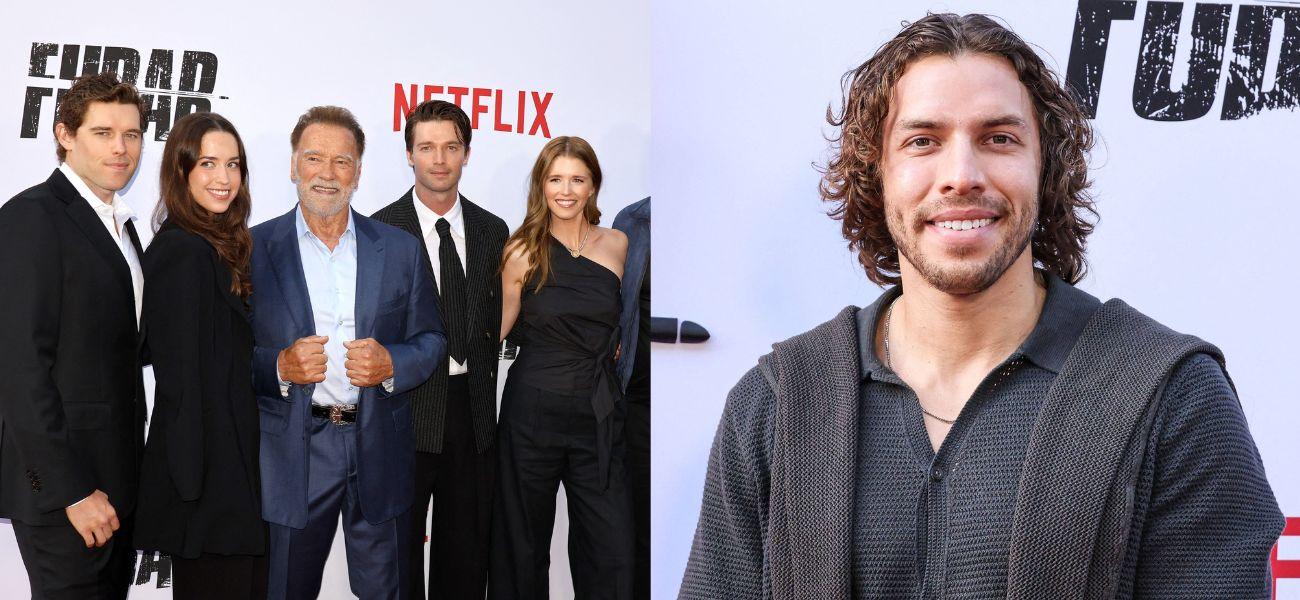 Arnold Schwarzenegger and his family at Netflix's 'Fubar' Season 2 Premiere