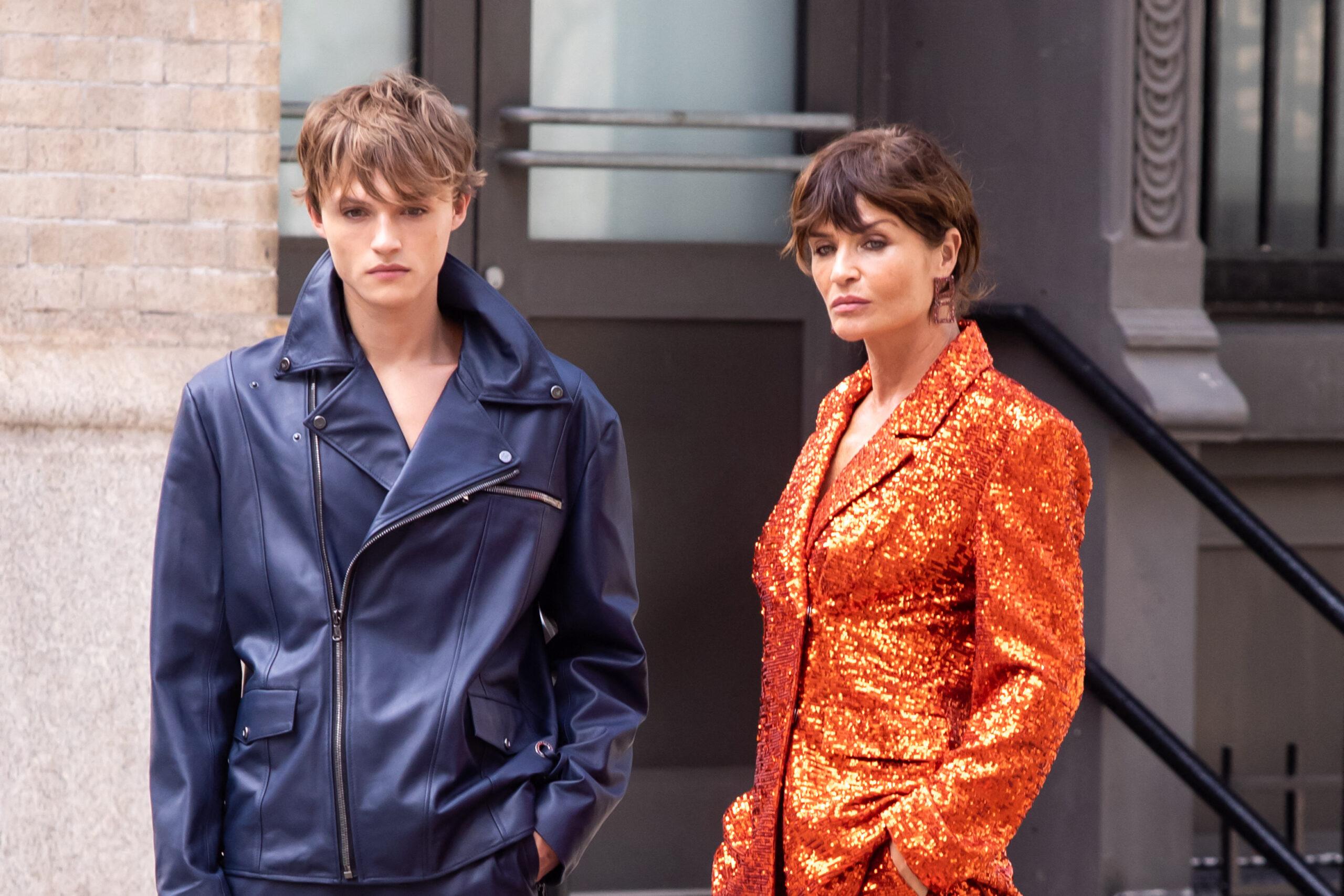 Helena Christensen and Mingus Reedus Photo Shoot in Tribeca