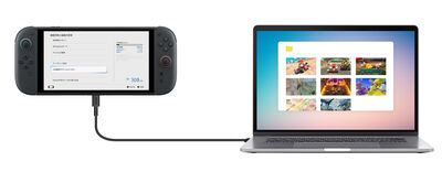 任天堂示範Switch 2截圖傳輸PC！一條線搞定...初代就有此功能