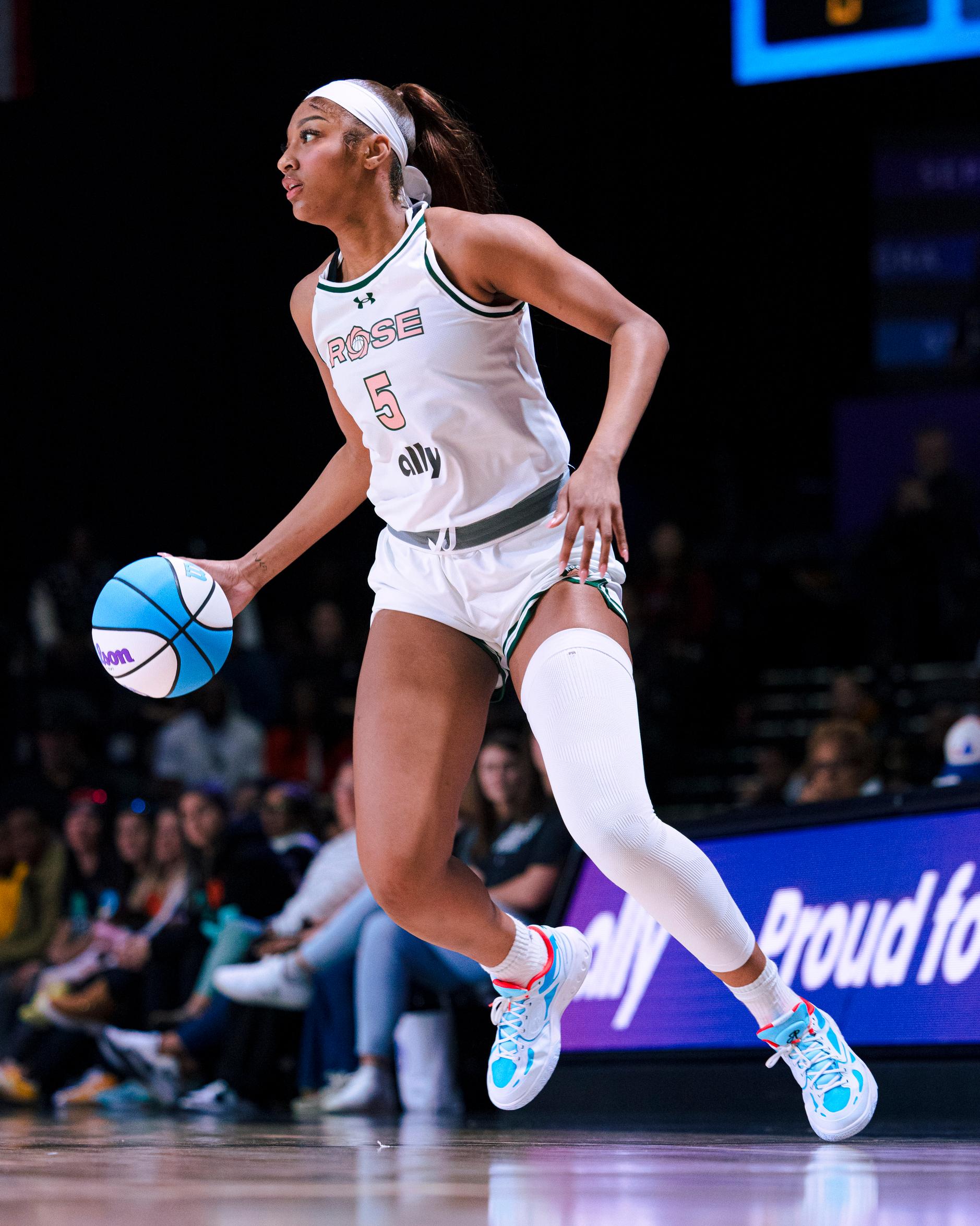 Angel Reese during an Unrivaled game.