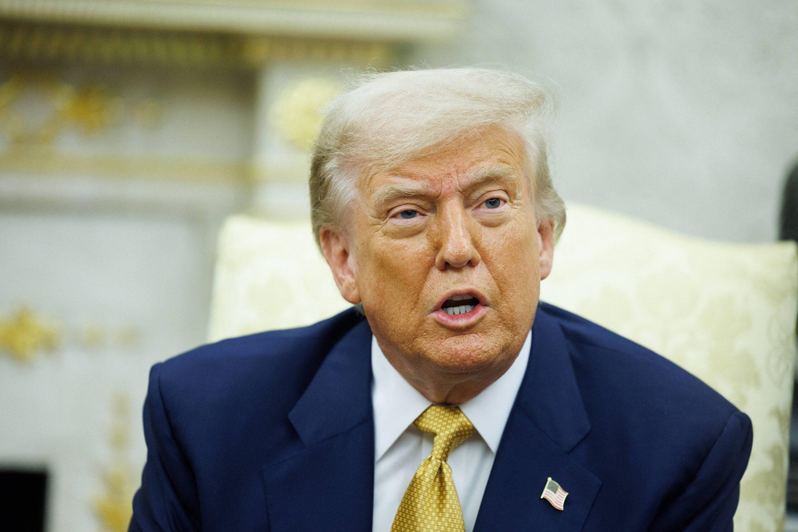 Donald Trump Meets Crown Prince Salman of Bahrain