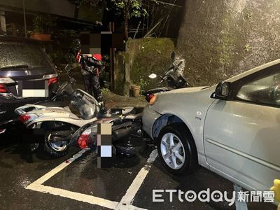 快訊／內湖77歲女駕駛連撞7機車　疑大雨視線差釀禍