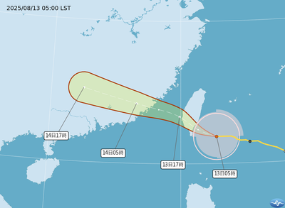 LIVE／楊柳暴風圈觸陸　氣象署最新說明