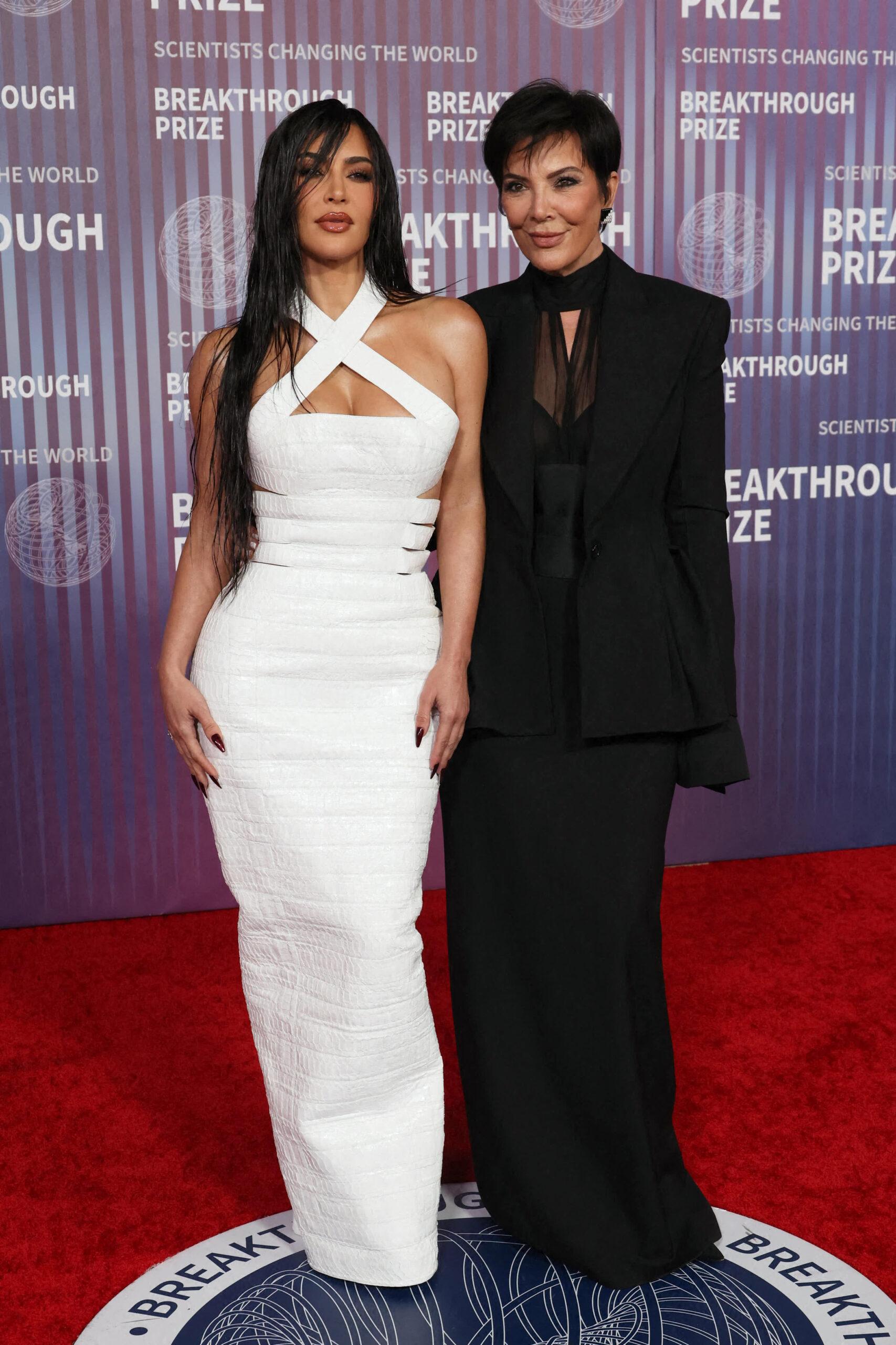 Kris Jenner and Kim Kardashian at 10th Annual Breakthrough Prize Ceremony