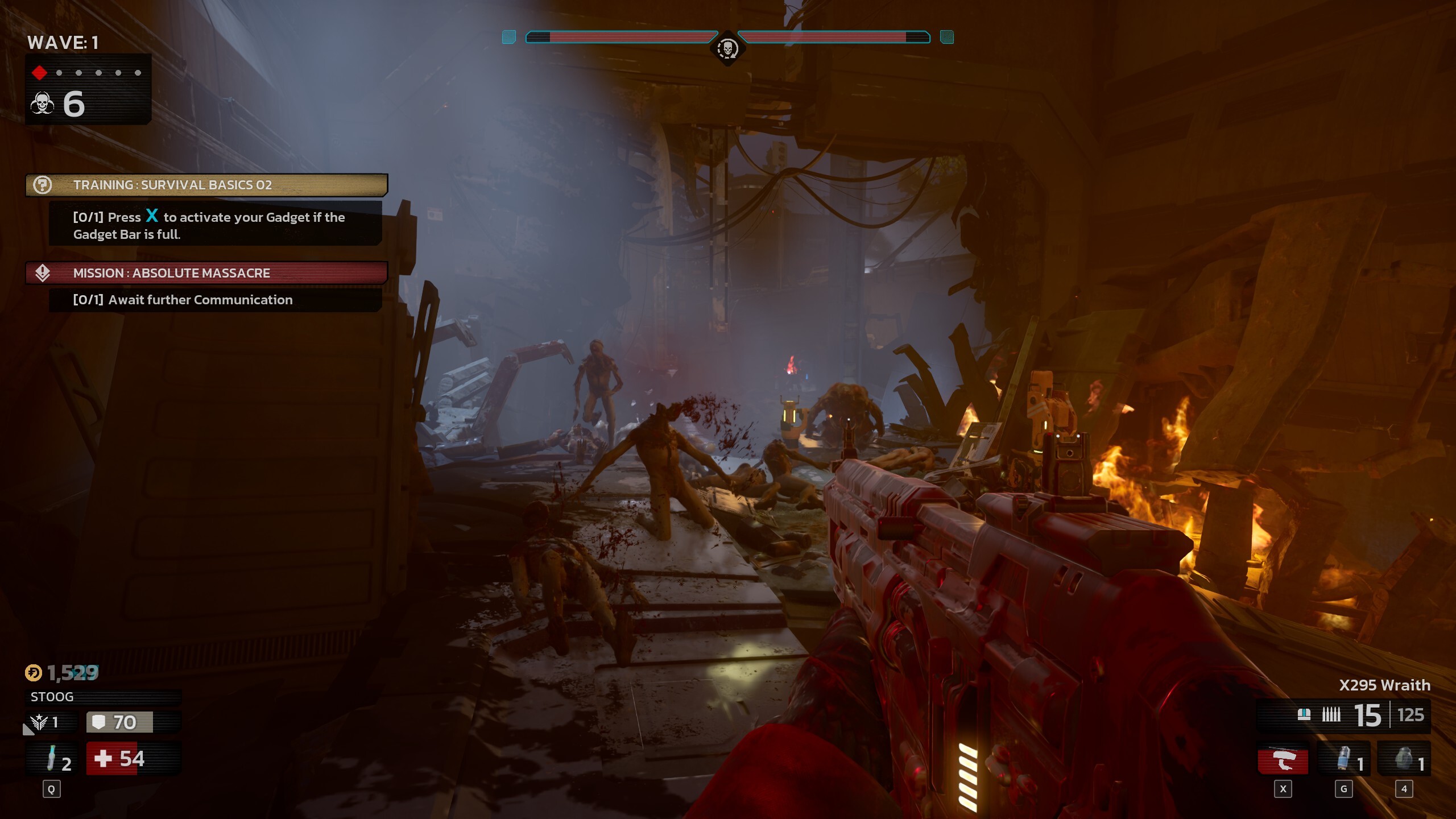 Zeds running through fire