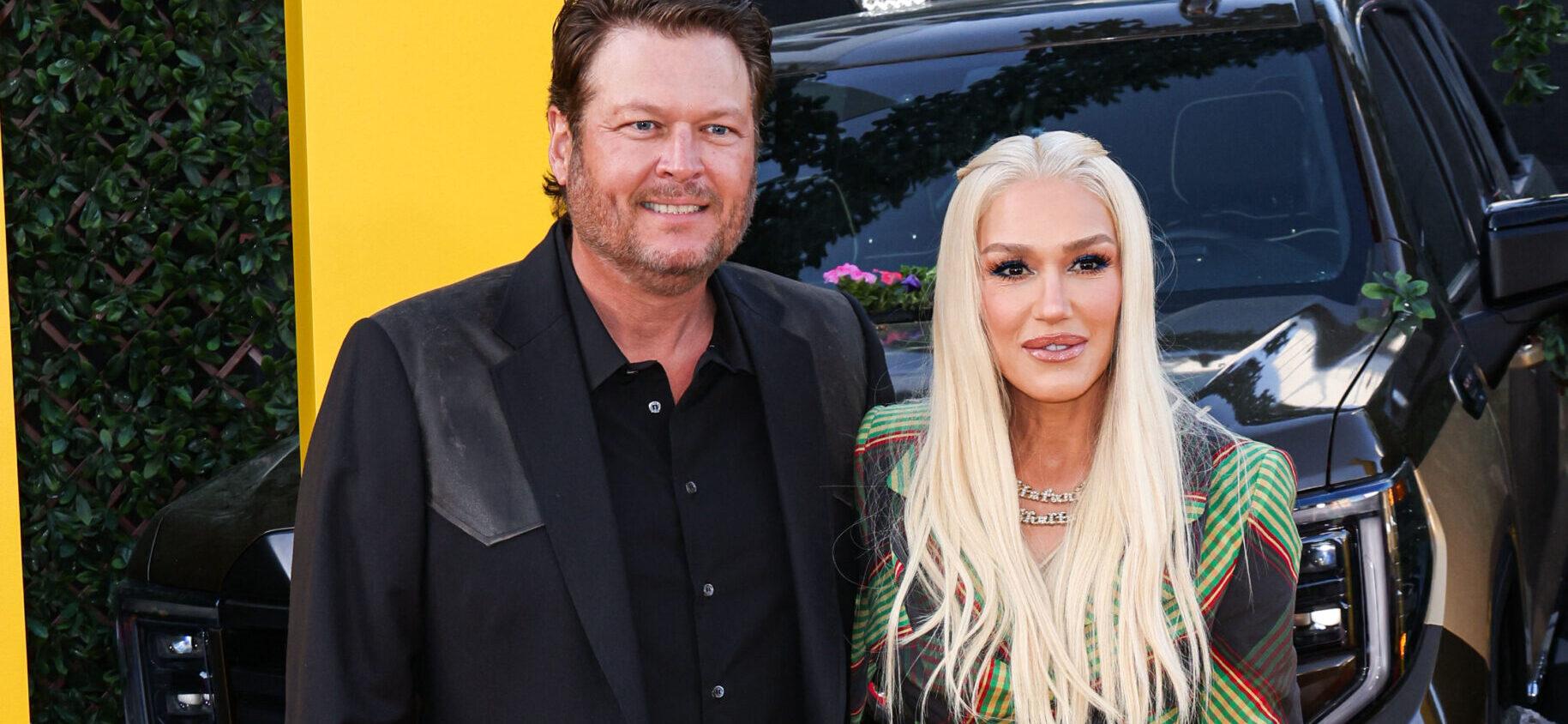 Gwen Stefani and Blake Shelton at Los Angeles Premiere Of Universal Pictures' 'The Fall Guy'