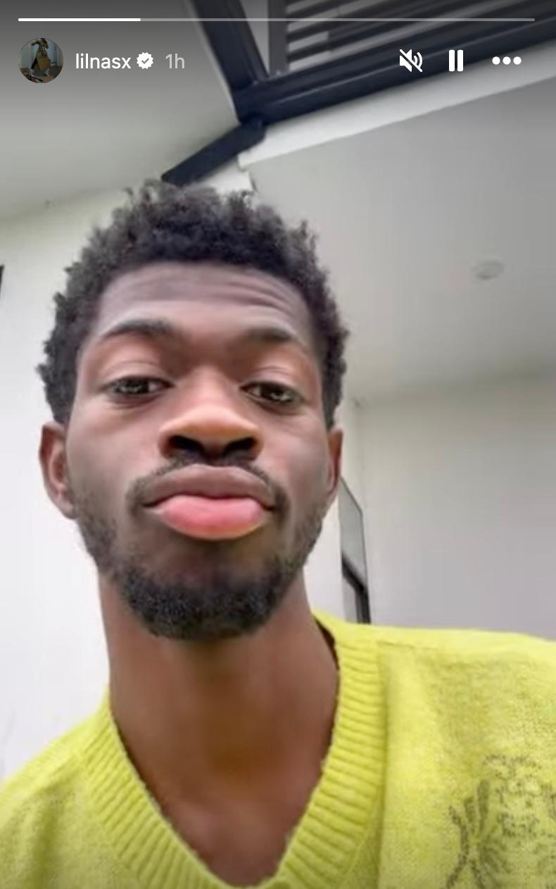 Lil Nas X selfie video