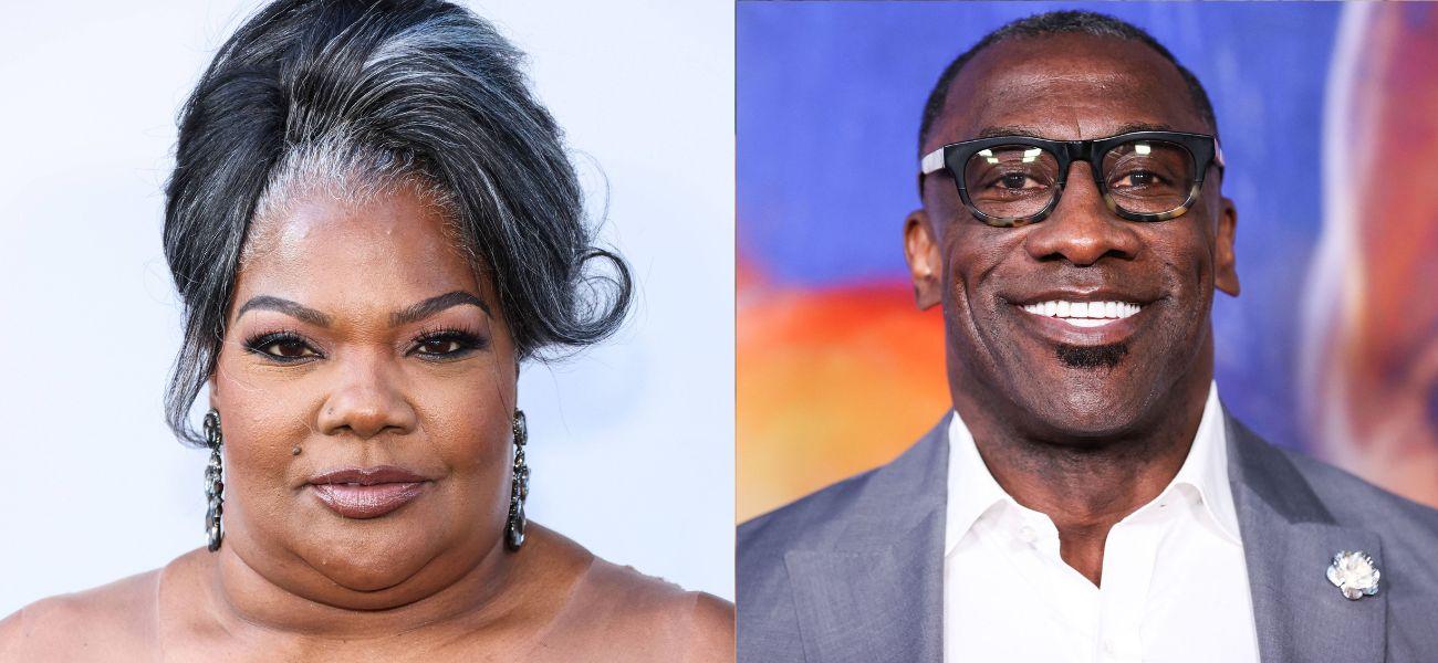 Photo collage of Shannon Sharpe and Mo'Nique.