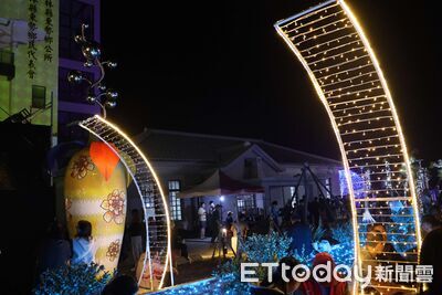 東勢鄉光藝節點燈登場　光雕秀點亮夜間新地標