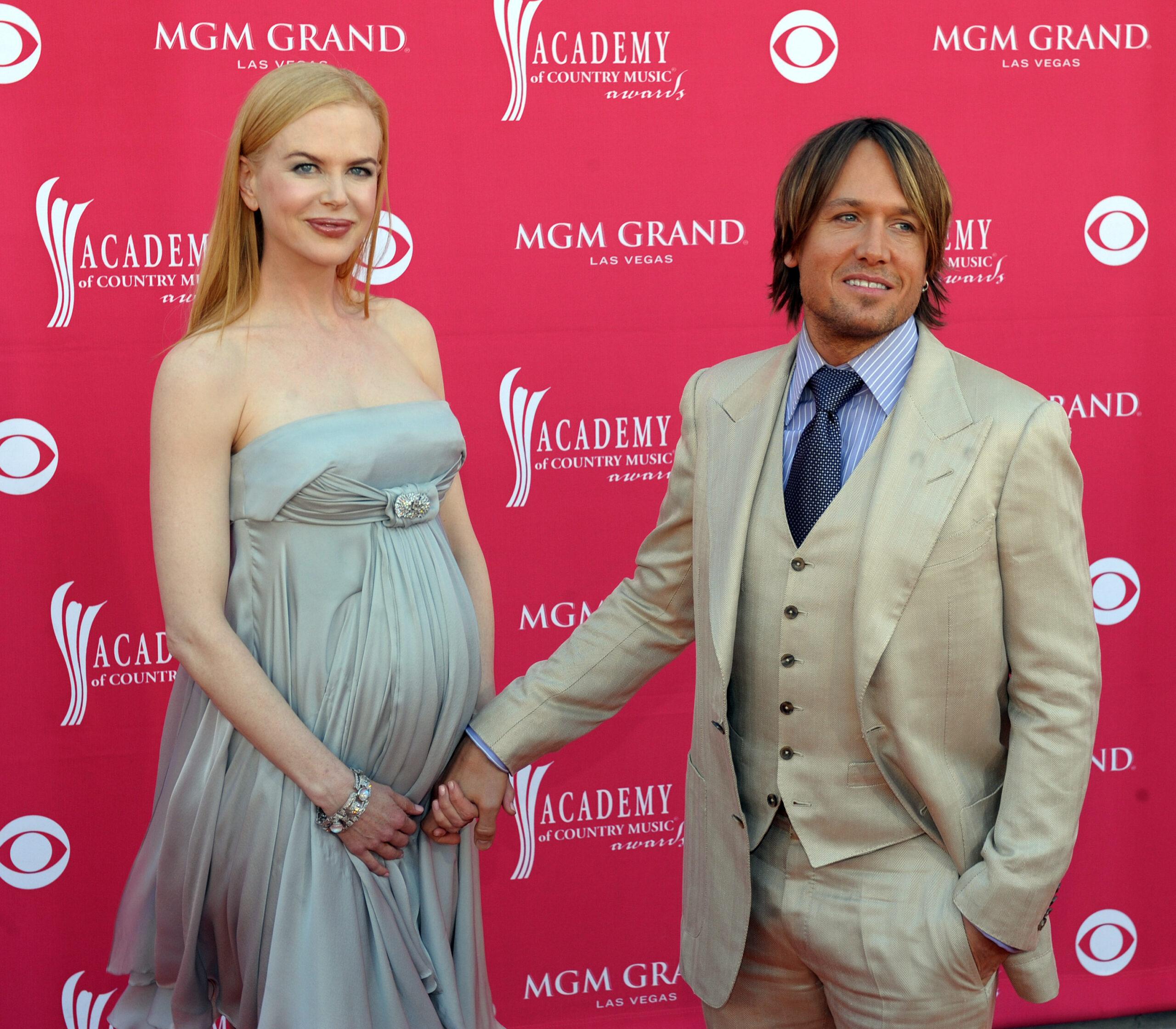 Nicole Kidman and Keith Urban at the 43rd Academy of Country Music Awards held in Las Vegas