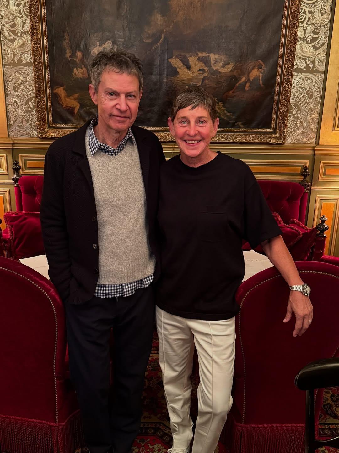 Vance DeGeneres and Ellen DeGeneres