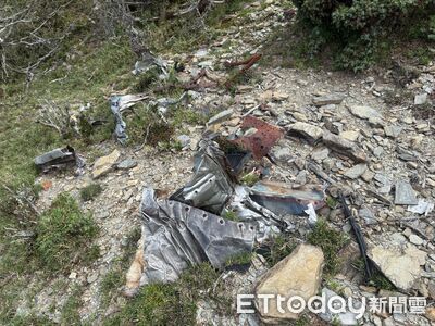 美軍機墜落中央山脈釀51死　80年後「零件散落」現場畫面曝