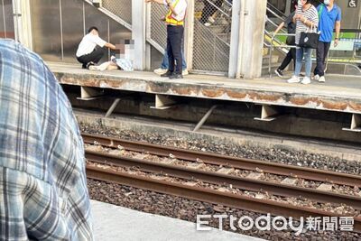 桃園車站驚傳女子落軌　自強號急煞「1秒搶命」警方要法辦了