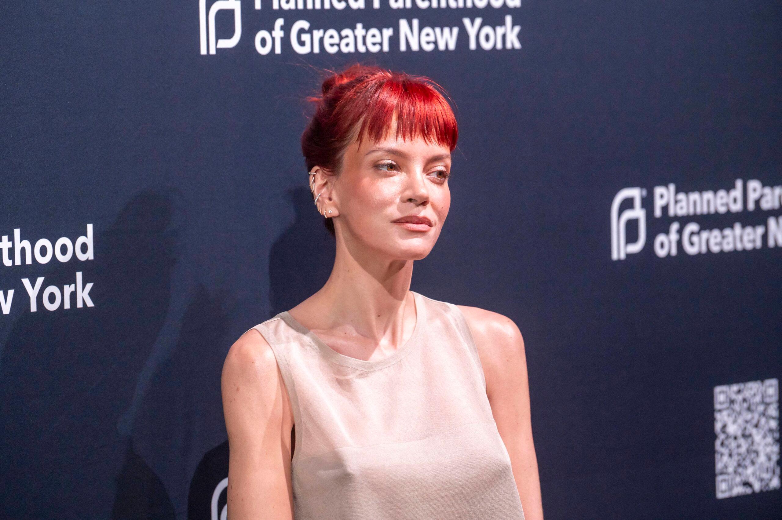 Lily Allen at the 2025 Planned Parenthood New York Gala