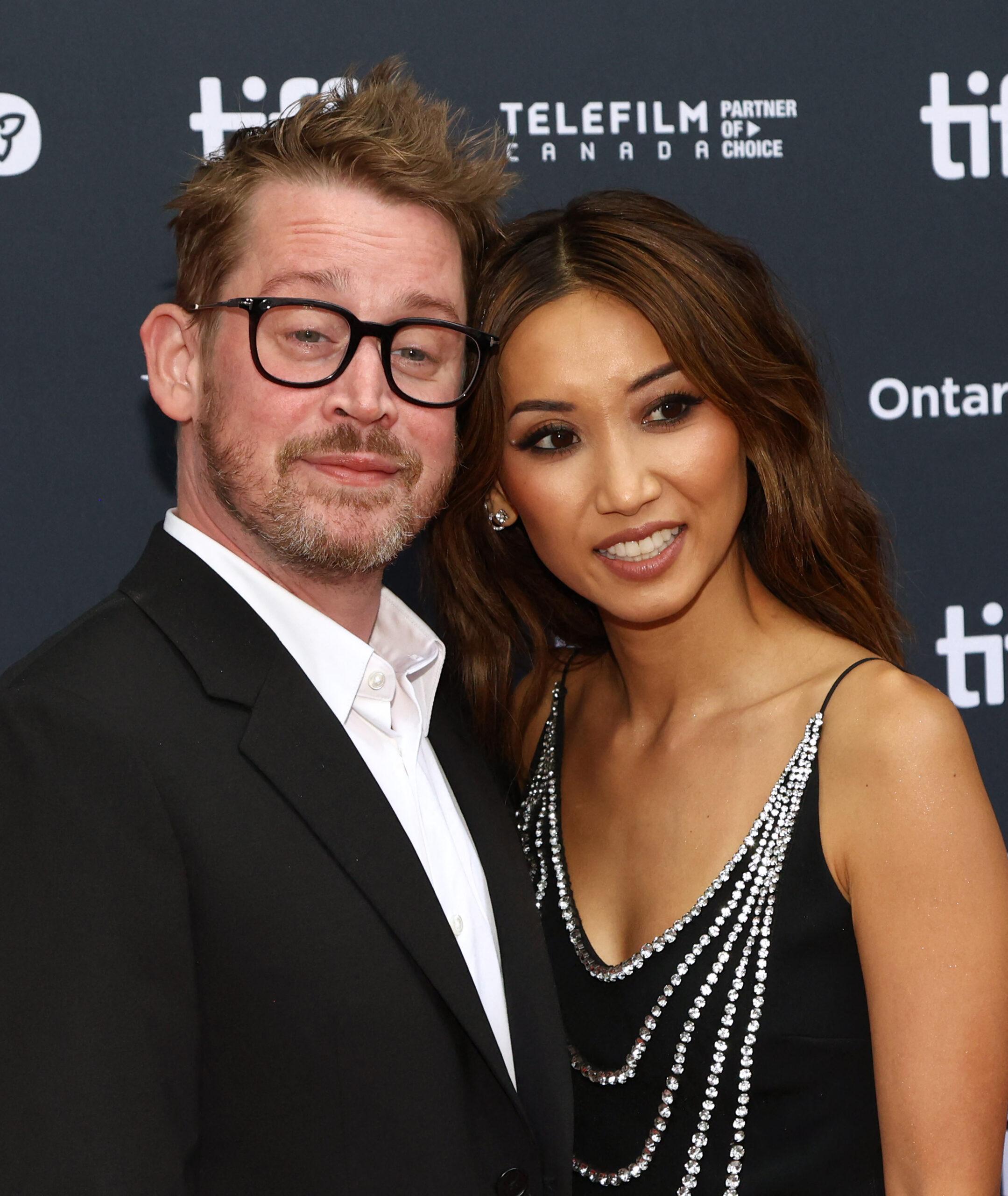 Macaulay Culkin and wife Brenda Song attend TIFF 2024 - The Last Showgirl Premiere