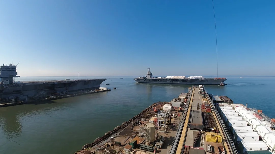 9月29日，&ldquo;肯尼迪&rdquo;号被拖到不远处的詹姆斯河河面上180度掉头，进行&ldquo;推进系统测试&rdquo;