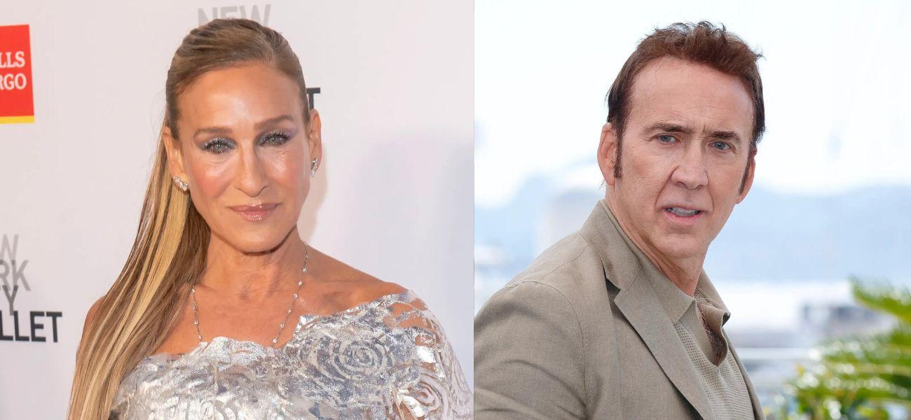 Sarah Jessica Parker, Nicolas Cage photo collage