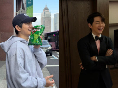 宋仲基台北街頭秀香菜餅乾　穿低調帽T 5000元有找