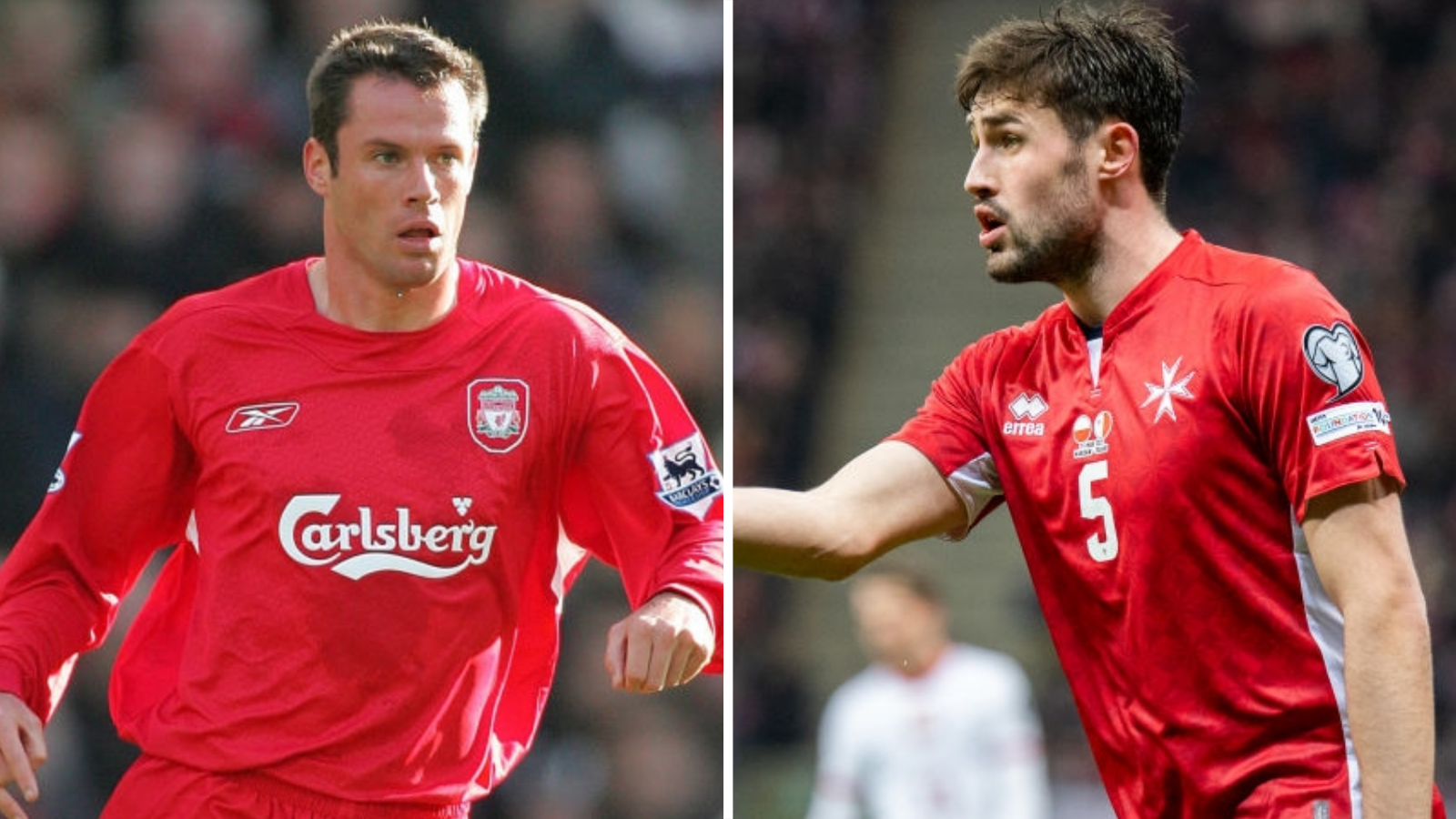 Jamie Carragher (left) and James Carragher