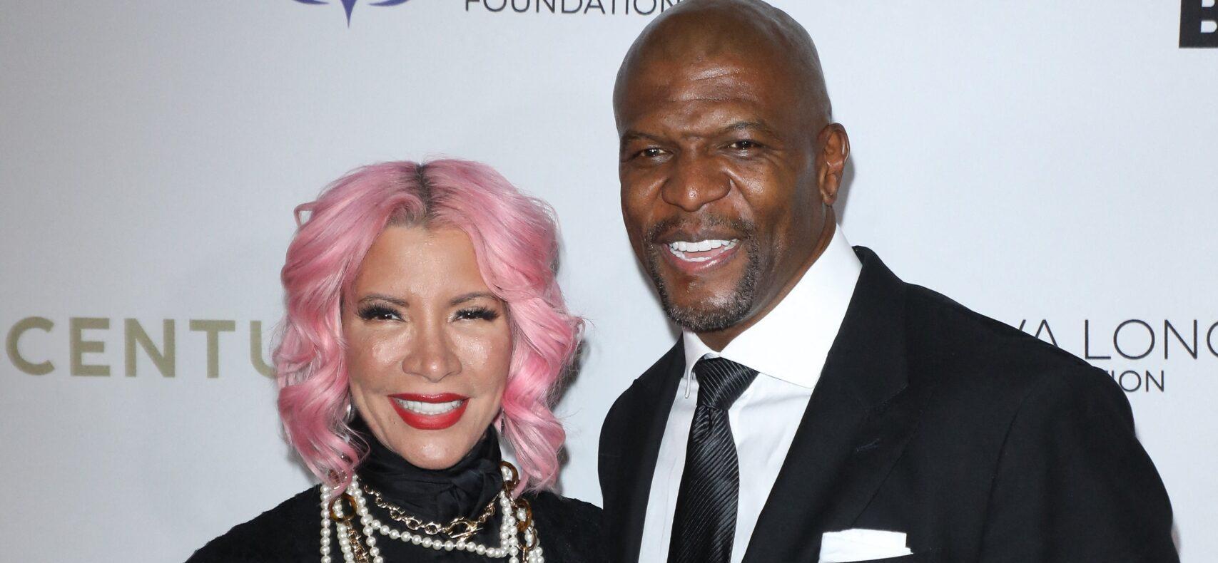 Rebecca King-Crews and Terry Crews at Eva Longoria Foundation Dinner Gala 2019
