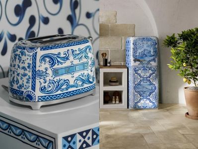 Smeg與Dolce＆Gabbana全新聯名美成畫　職人手繪把家電變藝術品