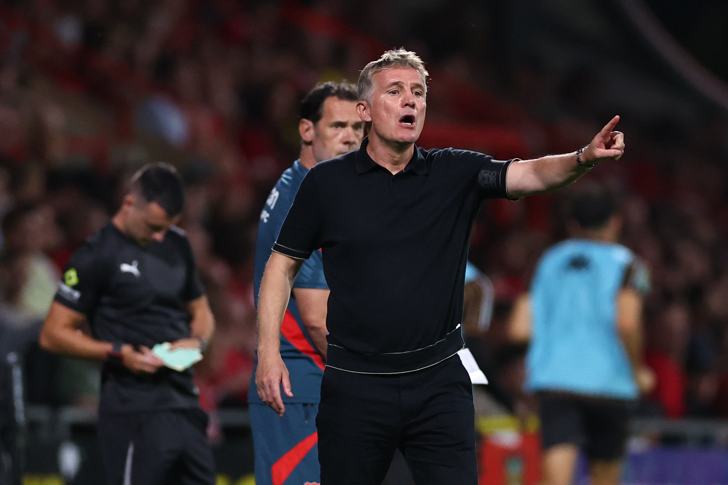 WREXHAM, WALES - AUGUST 12: Phil Parkinson the head coach / manager of Wrexham during the Carabao Cup first round match between Wrexham and Hull City at Racecourse Ground on August 12, 2025 in Wrexham, Wales. (Photo by Robbie Jay Barratt - AMA/Getty Images)