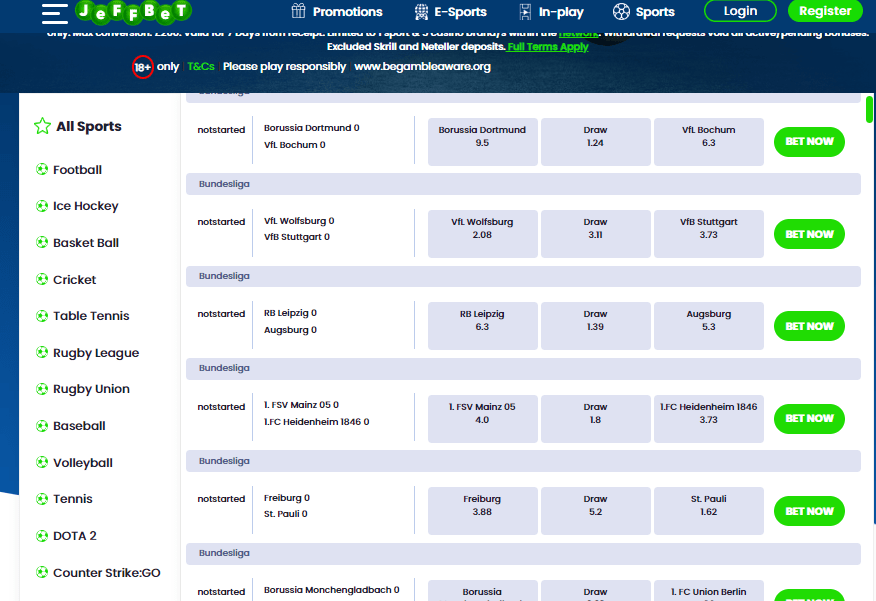 jeffbet sportsbook canada