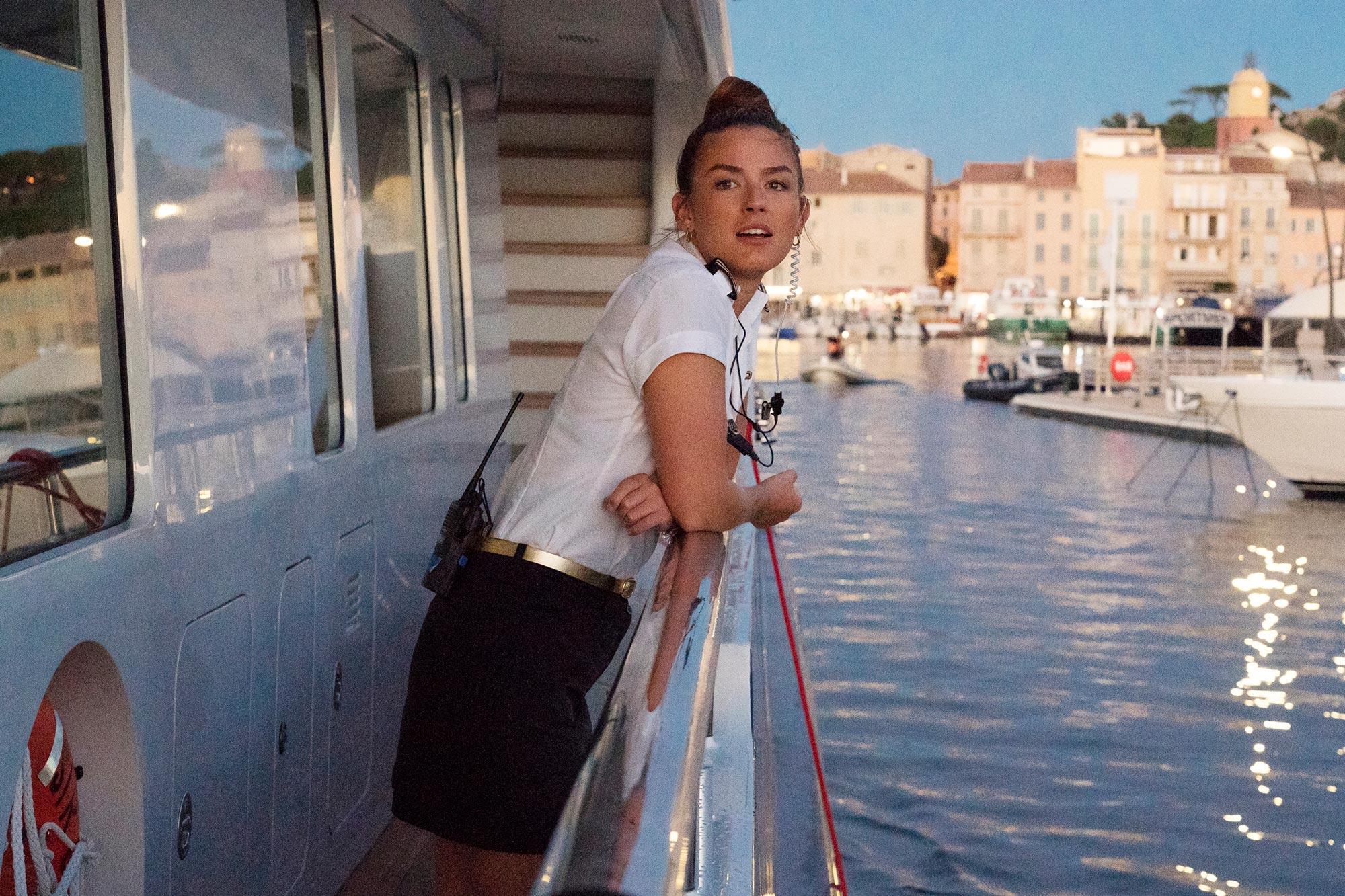 Below Deck Meds Aesha Scott Had to Finger Charter Guest's 'Poop Out of the Shower Plug Hole