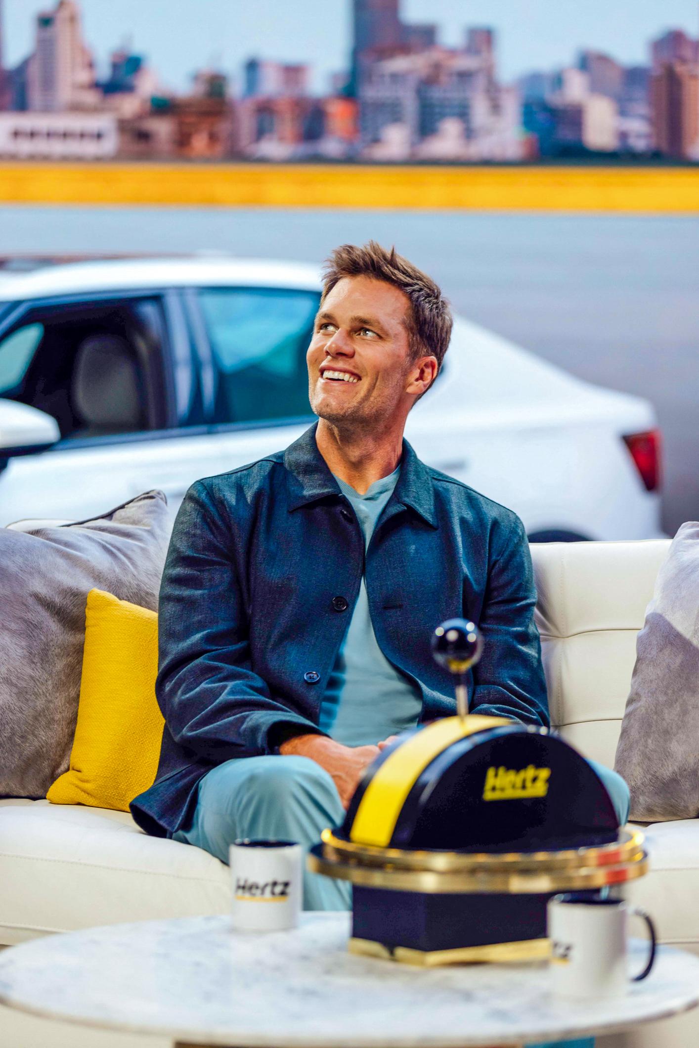 Tom Brady turns talkshow guest for Hertz