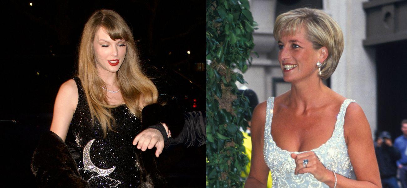 Taylor Swift (left) Princess Diana (right)