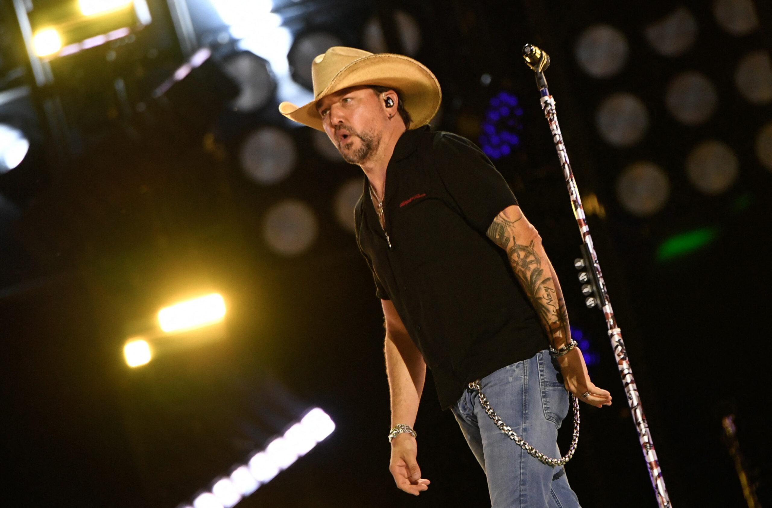 Jason Aldean performs at the 2025 CMA Festival
